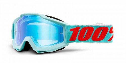 brýle ACCURI Maldives, 100%- USA (modré zrcadlové plexi)
